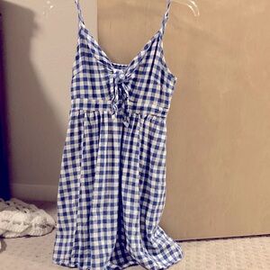 Checkered summer dress